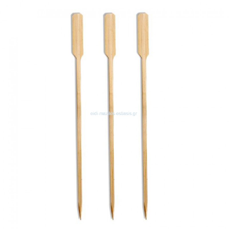 Package of 200 pcs. Straw With Handle for Skewer, made of Bamboo, 4mmx24cm